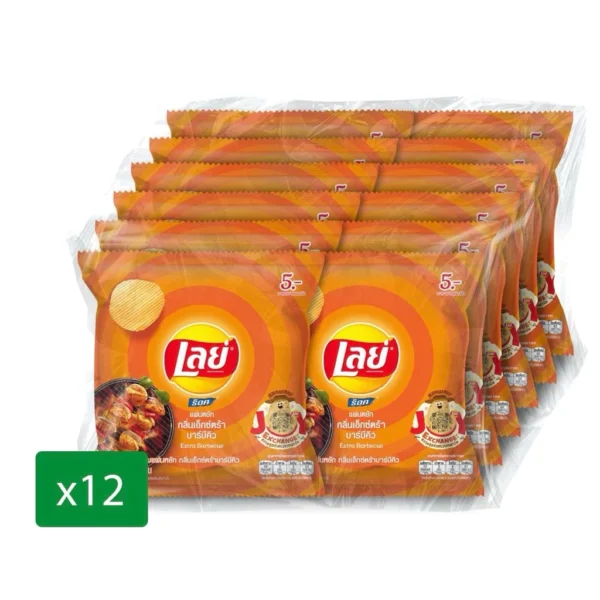 LAY Rock Ridged Potato Chips 12 Pack