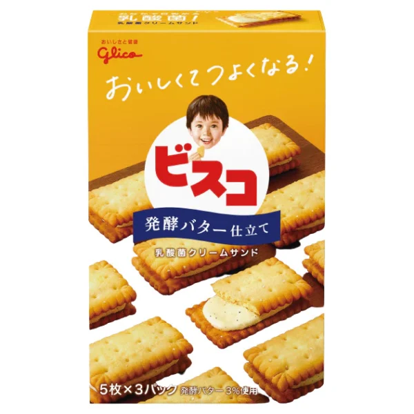 Glico Bisco Sandwich Cream Crackers