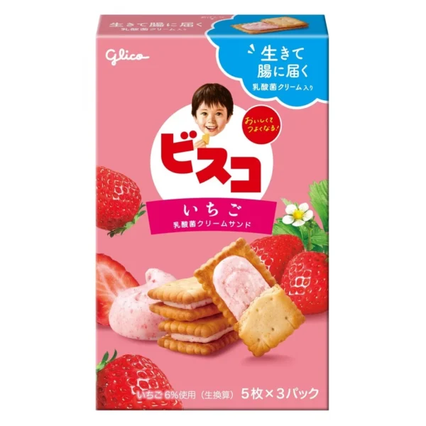 Glico Bisco Sandwich Cream Crackers