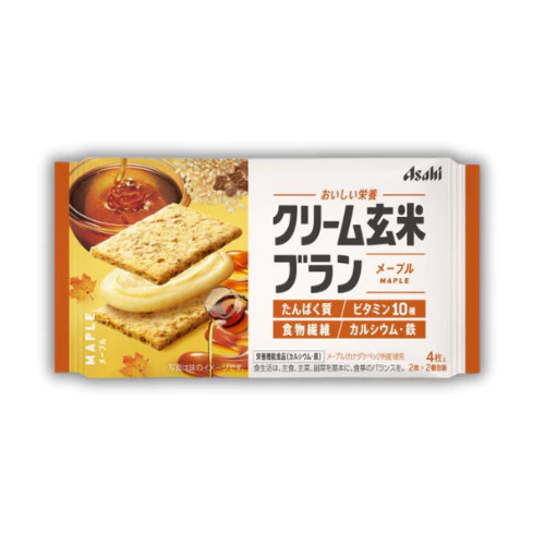 Asahi Cream Brown Rice Crackers