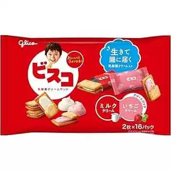 Glico Bisco Sandwich Cream Crackers